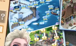 Screenshot Disney Frozen. Звездопад