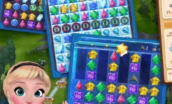 Screenshot Disney Frozen. Звездопад