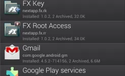 Screenshot SystemPanel App / Task Manager