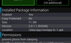 Screenshot SystemPanel App / Task Manager