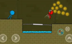 Screenshot Red and Blue Stickman : Animat