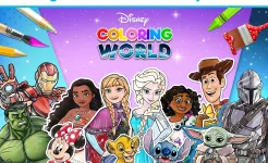 Screenshot Disney: мир раскрасок